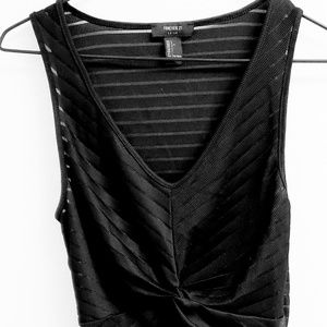 Womens black tank top